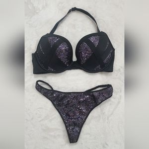 Victoria's Secret Bra 34D  & Thong (Small) set